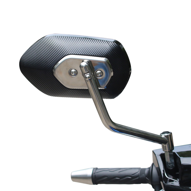 踏板摩托车铃木UU UE UY125 后视镜凸镜球面大视野改装反光镜配件