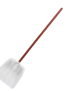 BT-3型39宽白色塑料锨加厚塑z料锹大号铲子垃圾铲锹粮食铲加长柄