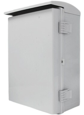 300*200*170mm户外配电箱灰色带雨盖abs塑料密封防尘盒明装防水箱