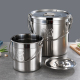 304不锈钢桶密封桶带盖手提式 水桶汤桶米油幼儿园饭菜送餐食品级
