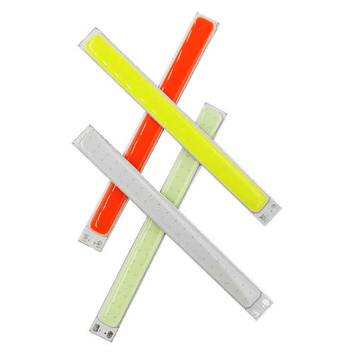 100x10mm 12V led灯条红绿蓝黄橙粉紫冰蓝10W COB光源灯板10cm
