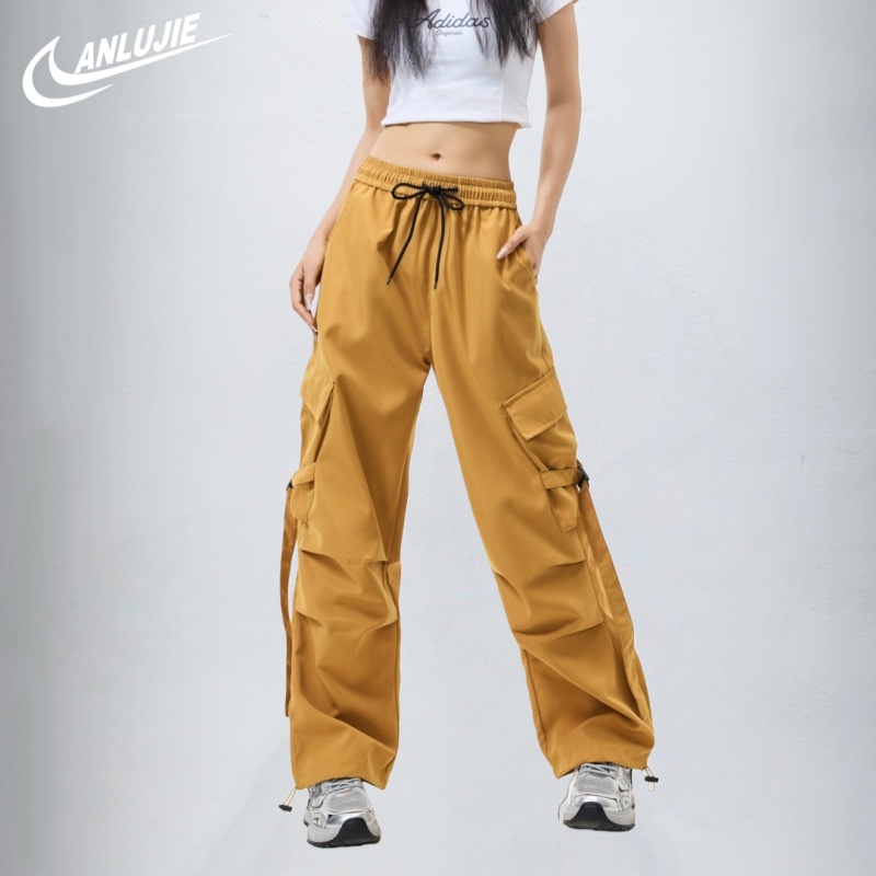 ANLUJIE 情侣三防伞兵裤美式机能防水大码加厚男女冲锋裤长裤