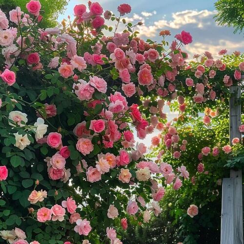 爬墙蔷薇花种籽子四季播种开花月季爬藤植物花籽室外庭院花卉种子
