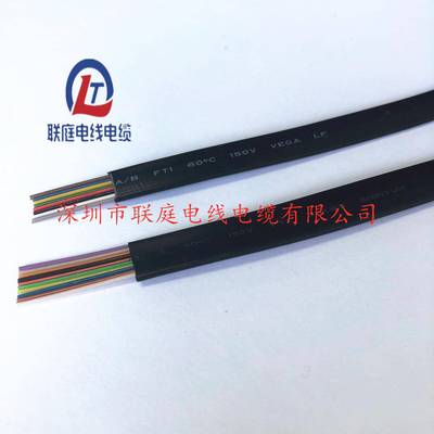 供应202514芯26AWG28AWG灰色全铜扁形标准通讯电话线