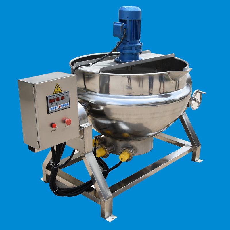 酸梅汤熬制锅全自动恒温煮果汁机器电加热500l果冻搅拌熬制锅