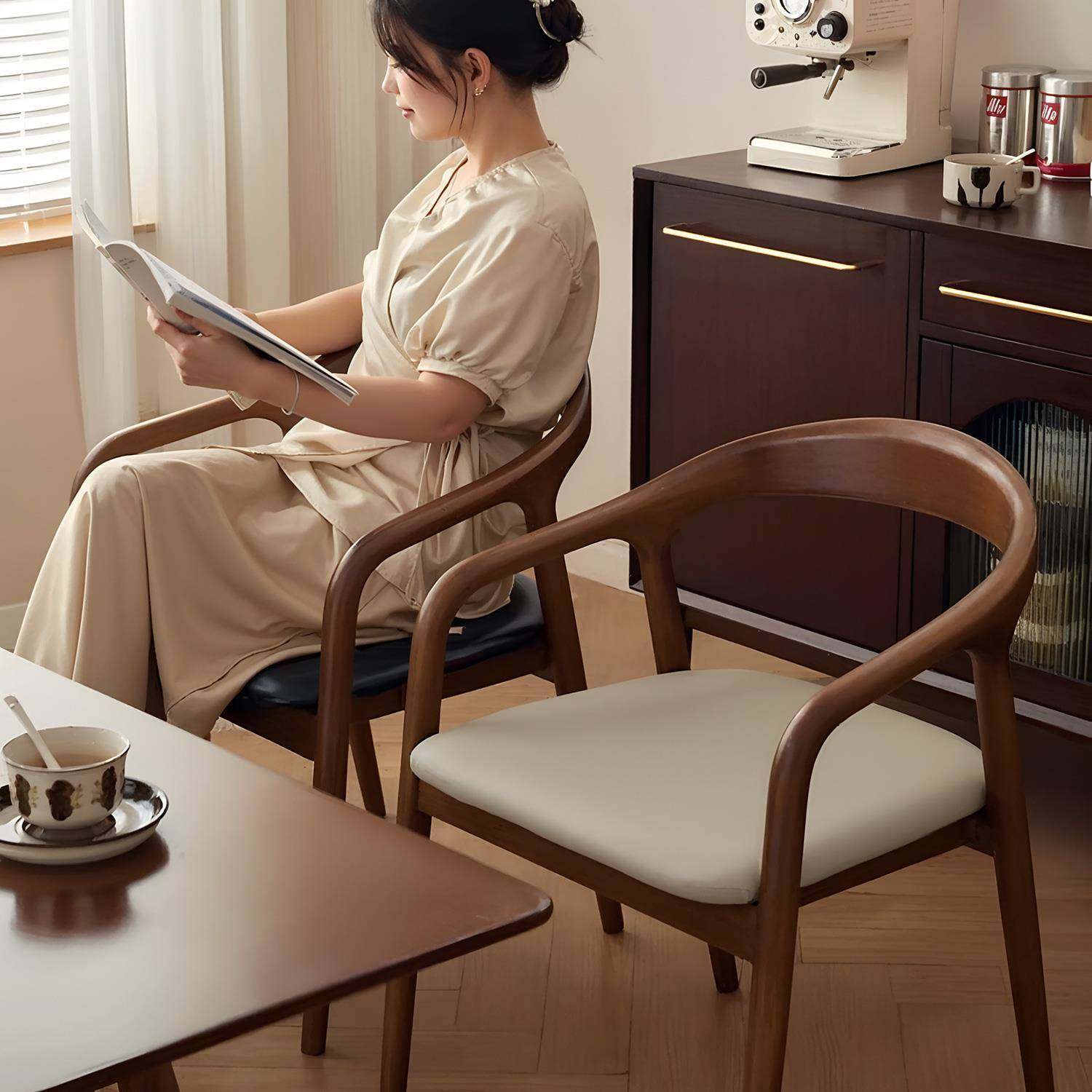 北欧实木餐桌椅子家用靠背椅带扶手舒美特椅简约新中式书房洽谈椅,金属材料及制品,金属加工件/五金加工件,淘宝优惠券,粉丝福利购,淘宝优惠卷