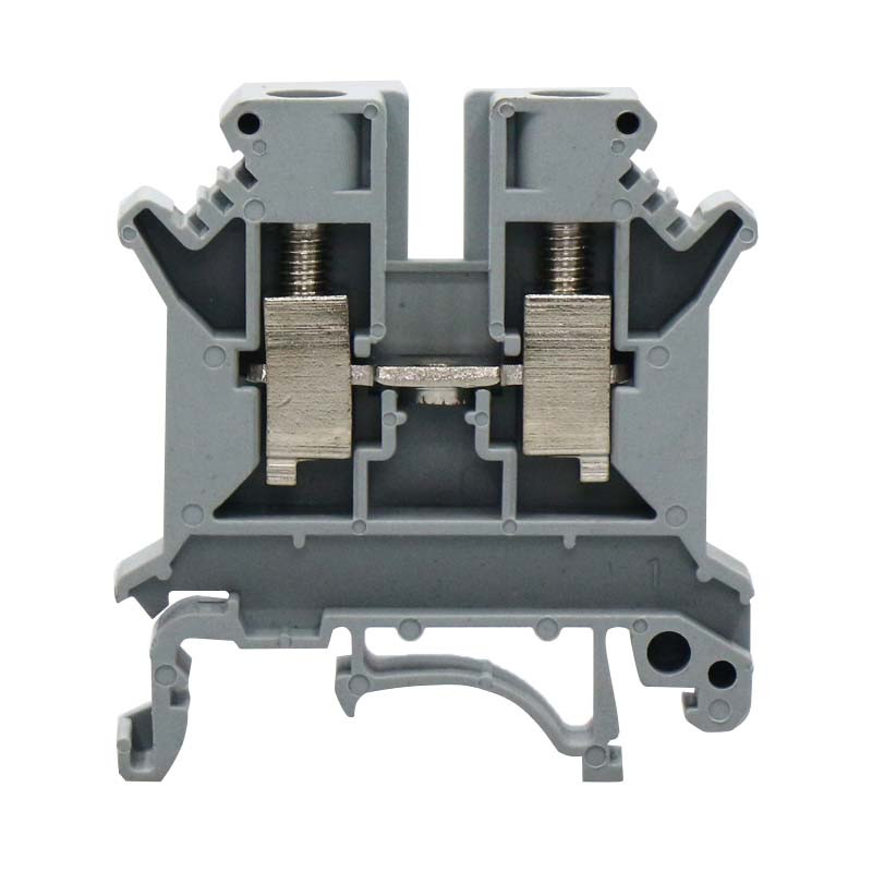 信立电讯铜件 UK-6N接s线端子排 UK-6N 6平方导轨电压线导轨式组