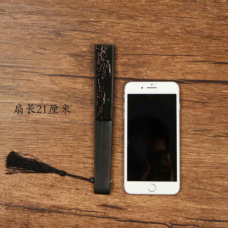 滦达旦戏曲古典舞表n演t中国风桃花走纸扇子花古风儿童黑色京剧折