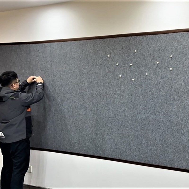 强磁墙书画墙毡固定国画磁性墙贴铁皮磁力画板书法展示吸磁毛毡墙