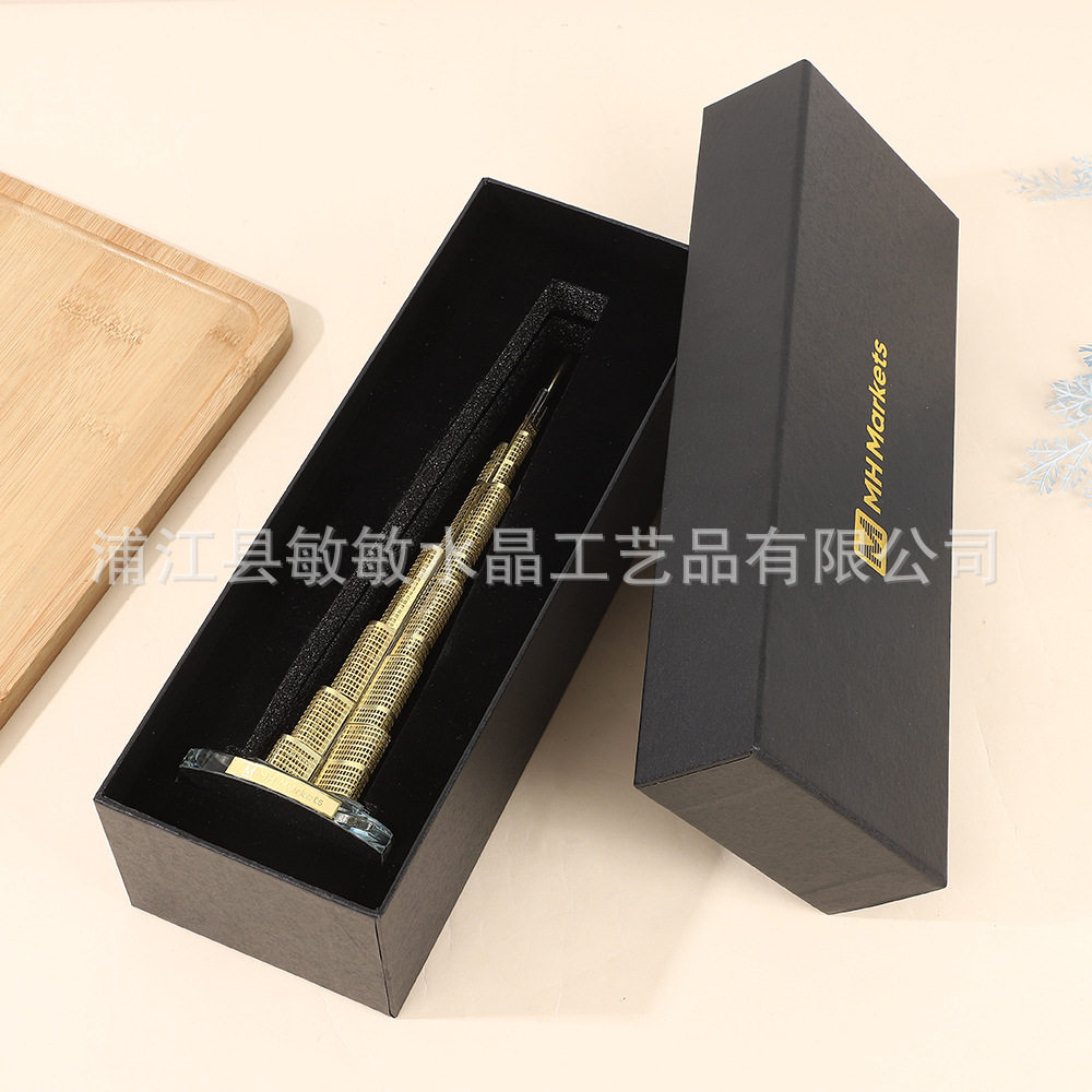 水晶建筑模型 水晶楼模 楼盘竣工纪念品水晶礼水晶内雕纪念品