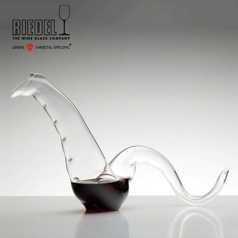 奥地利进口  龙型手工红酒杯醒酒器分酒器盛酒器酒壶摆件