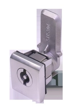 304不锈钢MS813-B转舌锁配电柜四方型锁工业配电箱AE柜门锁机柜锁