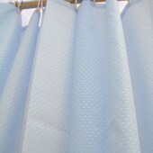 卫生间浴帘隔断帘防水防霉高档钻点涤纶酒店浴室纯色防水布沐浴帘