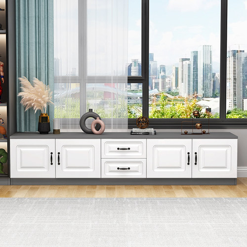 飘窗柜储物柜可坐人炕柜r落地柜窗台柜抽屉柜矮柜地柜定制柜阳台