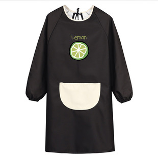 罩衣全身家用厨房专用反穿衣防水防油韩版 带袖 子围裙秋冬2020新款