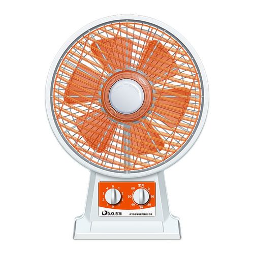 多丽KYT1-25F台扇家用台式转页扇电风扇鸿运扇座钟扇定时学生