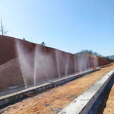 预制梁场自动喷淋养生装置箱梁台座循环式喷淋养生桥梁喷淋