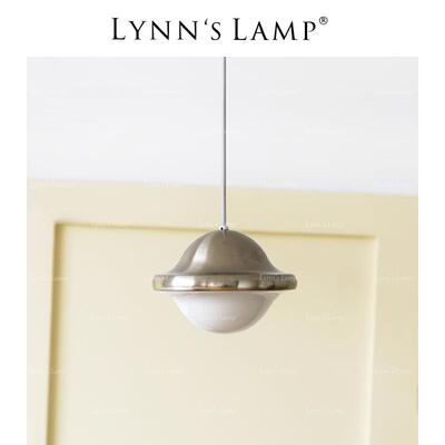 Lynn's立意北欧复古单头小吊灯吧台玄关玻璃蘑菇飘窗阳台床头灯