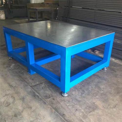 模具装配飞模台加厚钢板维修台车间台虎钳工作台铸铁重型钳工台厂