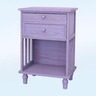 实木做旧设计古朴恬淡美观耐用卧室客厅书柜斗柜床头柜