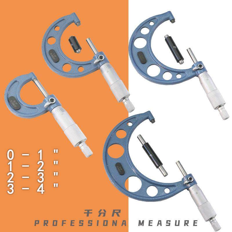 外径千分尺套装螺旋测微器3件/4件/6件套公制英制千分尺外径测量,机械设备,其他机械设备,淘宝优惠券,粉丝福利购,淘宝优惠卷