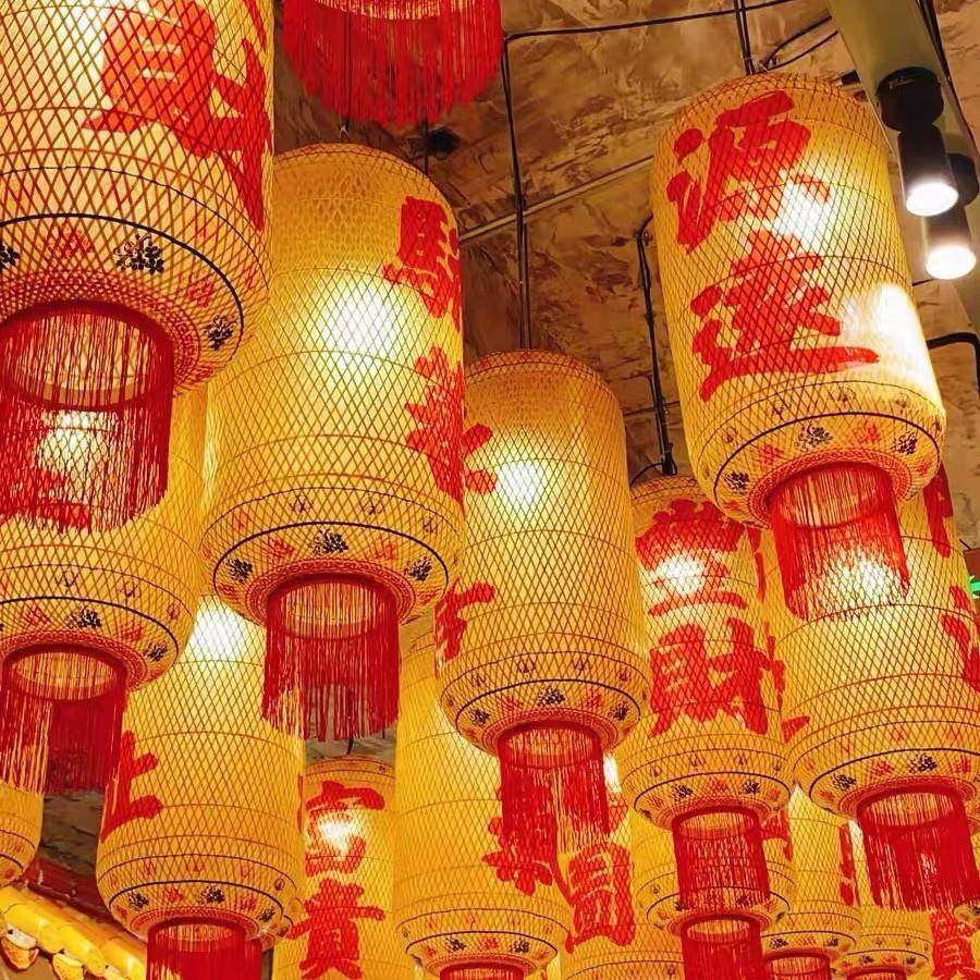 鼎桢油纸灯笼竹编灯笼灯笼潮汕竹灯笼灯笼市井火锅店中式古吊灯笼,纺织面料/辅料/配套,纺织机械配件,淘宝优惠券,粉丝福利购,淘宝优惠卷