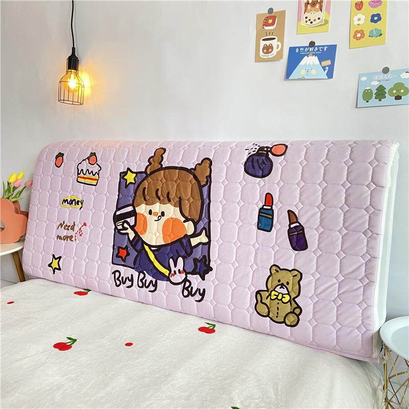 BK9K新款防撞夹棉床头罩全包床头防尘罩加厚皮木床头靠背,纺织面料/辅料/配套,纺织机械配件,淘宝优惠券,粉丝福利购,淘宝优惠卷