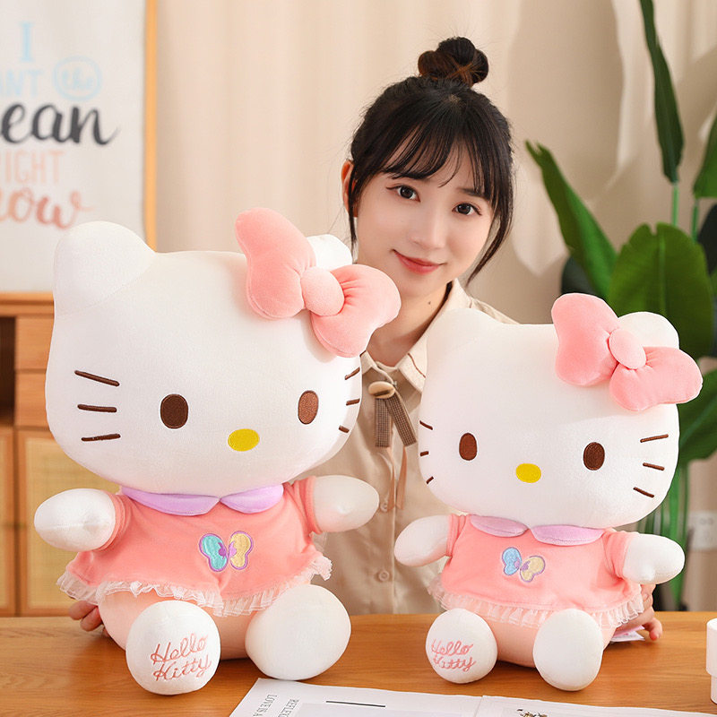 尚绒坊裙装蝴蝶款HelloKitty玩偶毛绒玩具KT猫凯蒂猫公仔女生礼物图片