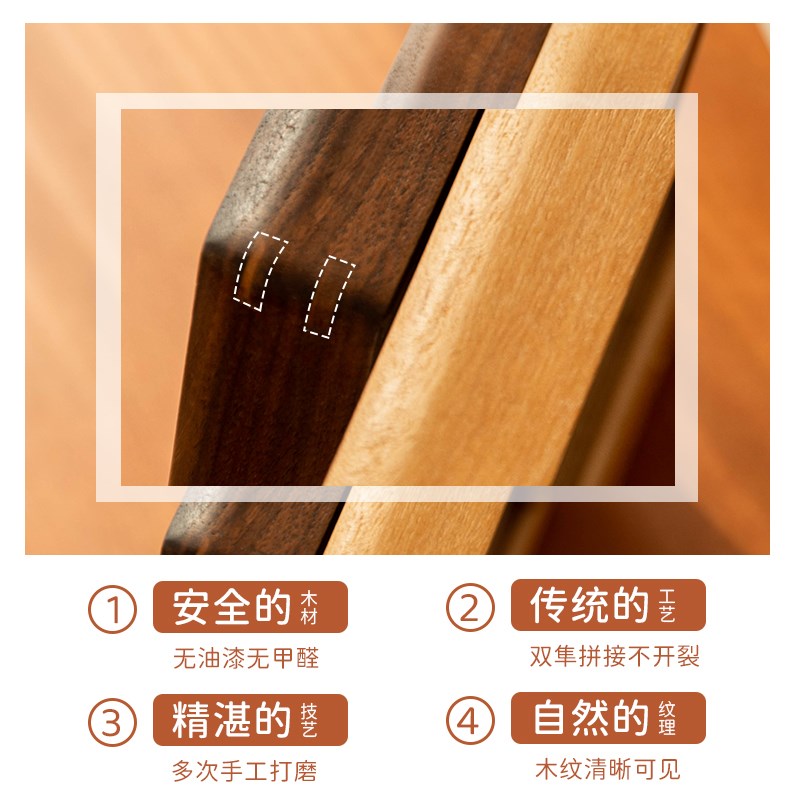 全家福实木高级感相框挂墙摆台洗婚纱照片定制diy画空框打印装裱