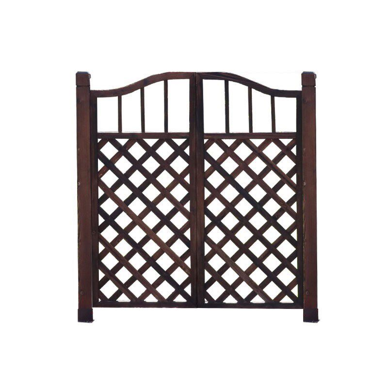 户外菜园院子防腐木栅栏门花园庭院围墙室外院子装饰围栏护栏篱笆