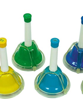 手摇铃Rhythm Band奥尔夫儿童乐器彩色5/8/13/20音课铃八音按钟