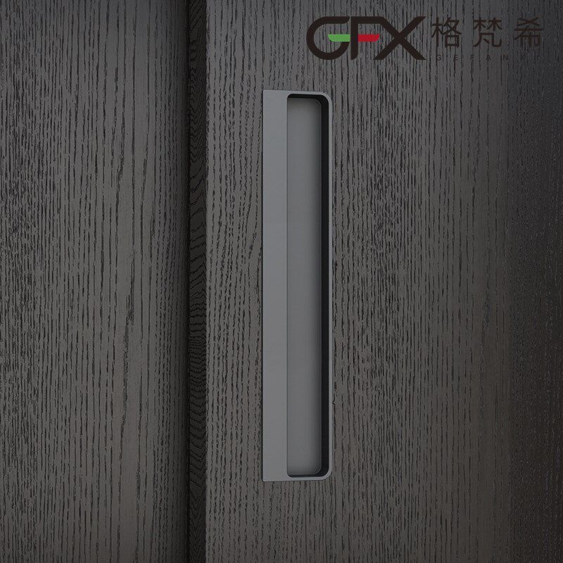 移动门无轨幽灵门拉手厨房卫生间推拉门把手吊轨推拉巴士门暗扣手