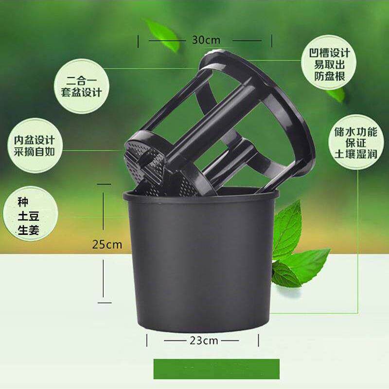 马铃薯罐甘薯姜花生种植桶双层马铃薯马铃薯专用种植桶