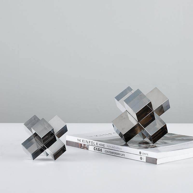 现代简约轻奢水晶几何体摆件北欧样板房客厅茶几桌面软装饰品摆设,清洗/食品/商业设备,风口/风叶/风机配件,淘宝优惠券,粉丝福利购,淘宝优惠卷