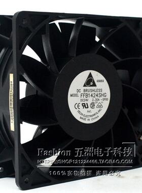 台达14CM24V2.30AFFB1424SHG高品质4线PWM温控暴力散热风扇