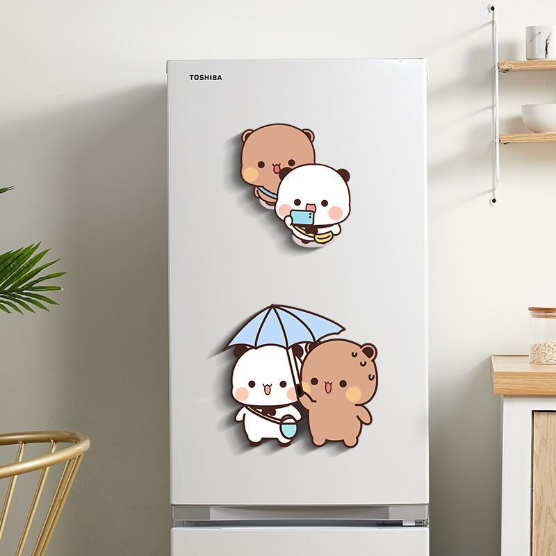 一二布布卡通创意磁吸冰箱贴
