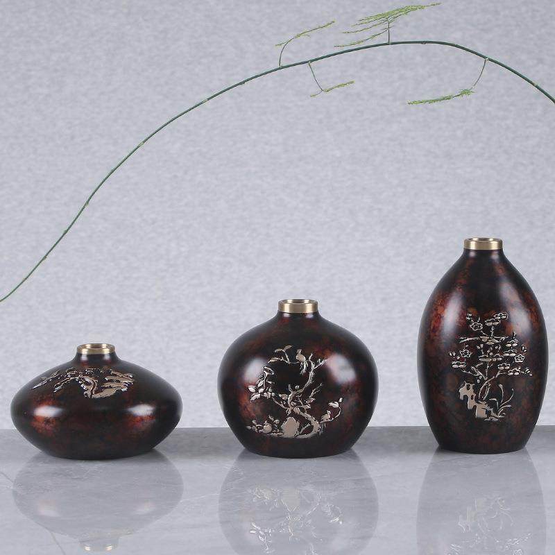 浮雕铜花瓶拉丝光面纯铜材质新款上市家居客厅办公室别墅装饰品,清洗/食品/商业设备,风口/风叶/风机配件,淘宝优惠券,粉丝福利购,淘宝优惠卷