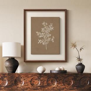 橄榄枝》南法风复古客厅装饰画法式中古风餐厅玄关壁画卧室墙挂画