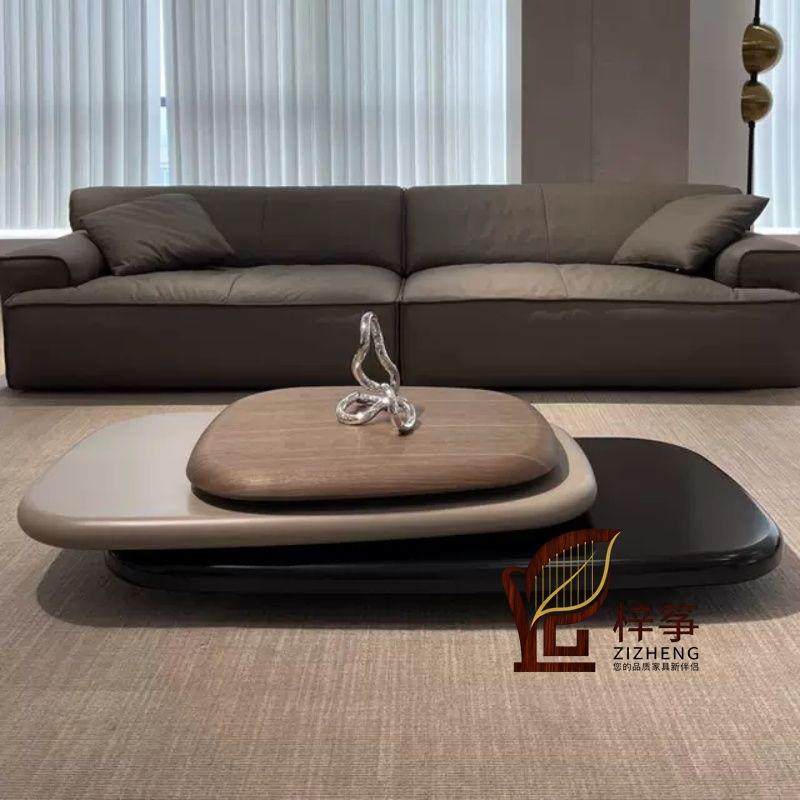 旋转茶几别墅意式极简意大利设计师创意悬浮大户型茶桌家用高级款,鲜花速递/花卉仿真/绿植园艺,割草机/草坪机,淘宝优惠券,粉丝福利购,淘宝优惠卷