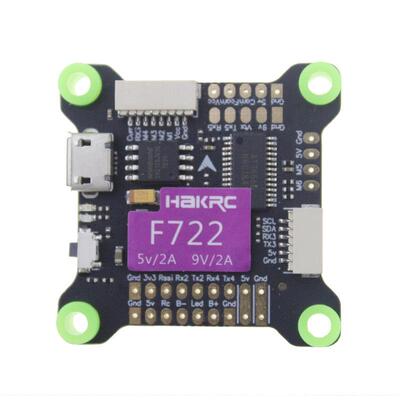 HAKRC穿越机竞速F7飞控5V9V双BEC内置OSDF722飞控