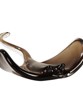 魔鬼鱼琉璃艺术动物摆件简约客厅儿童房玄关样板房装饰品乔迁送人