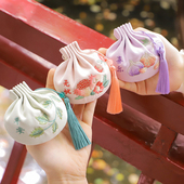 端午送礼艾叶古风香包香囊香袋刺绣空袋配饰毕业礼物汉服随身挂件