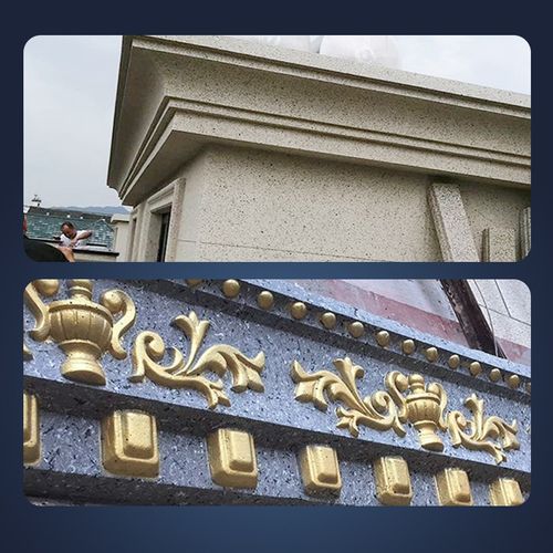 欧式屋檐线模具罗马柱子线条滴水线腰线模板别墅造型现浇外墙装饰