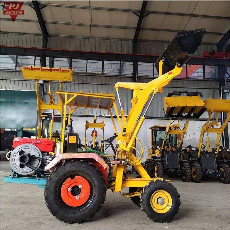 908型四驱装载机柴油25马力运输车小型前轮液压驱动小铲车