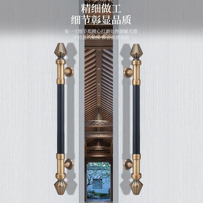 玻璃门拉手欧式古铜手把不锈钢大门把手推拉有无框门扶手黑色现货,基础建材,大拉手,淘宝优惠券,粉丝福利购,淘宝优惠卷