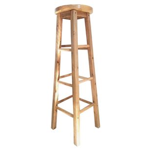 实木高脚凳酒吧台椅高凳子家用梯木凳子时尚吧G台凳0123456789cm