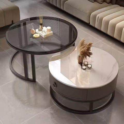 岩板茶几客厅家用小户型新款网红玻璃圆形茶几轻奢现代简约小桌子,鲜花速递/花卉仿真/绿植园艺,割草机/草坪机,淘宝优惠券,粉丝福利购,淘宝优惠卷