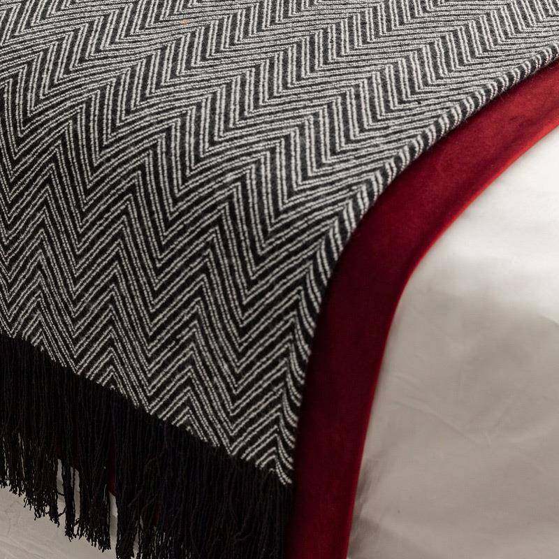 现代简约样板房床旗黑灰色锯齿纹流苏搭毯酒店民宿床上用品床尾巾,鲜花速递/花卉仿真/绿植园艺,割草机/草坪机,淘宝优惠券,粉丝福利购,淘宝优惠卷