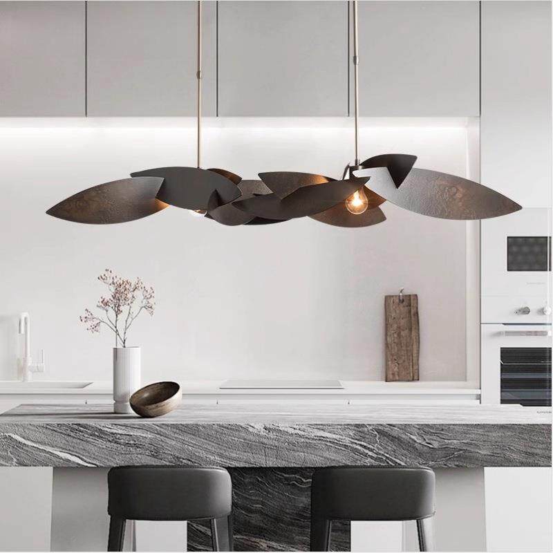 后现代创意餐厅吊灯设计师腔调风格长形餐桌饭厅吧台灯商业出口灯