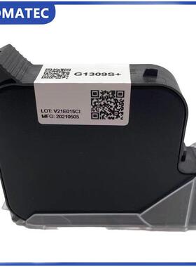 Yaomatec现货供应越南G1309S+手持喷码机墨盒黑色高度25.4mm快干